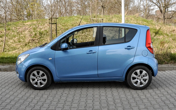 Opel Agila cena 14900 przebieg: 114000, rok produkcji 2008 z Sianów małe 67